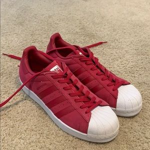 Pink adidas sneakers